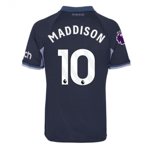 Moški Nogometni dresi Tottenham Hotspur James Maddison #10 Gostujoči 2023-24 Kratek Rokav